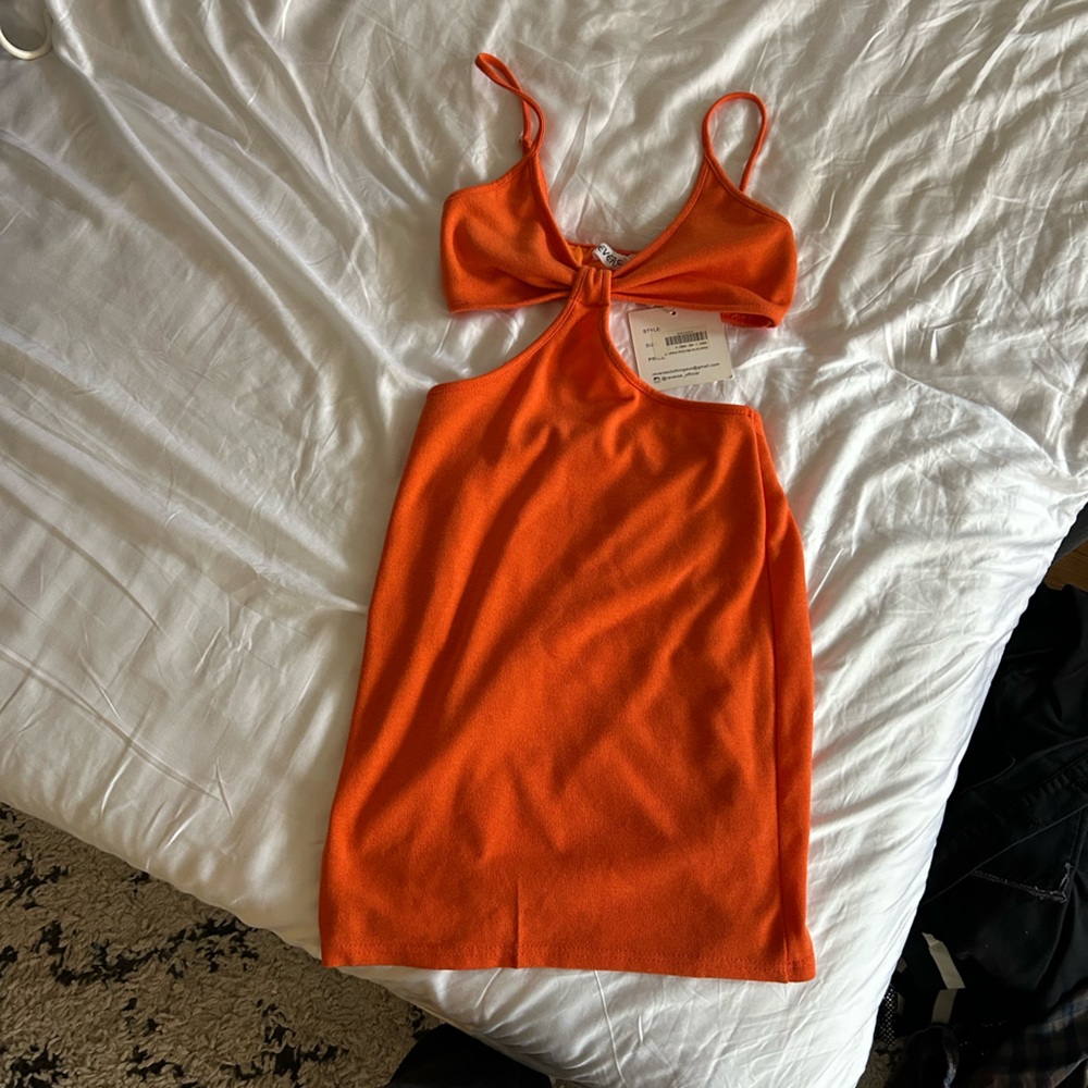 Orange dress